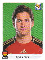 Rene Adler Germany samolepka Panini World Cup 2010 #260